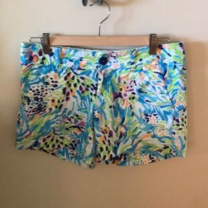 Lilly Pulitzer Callahan Shorts Sea Soirée Sz 2